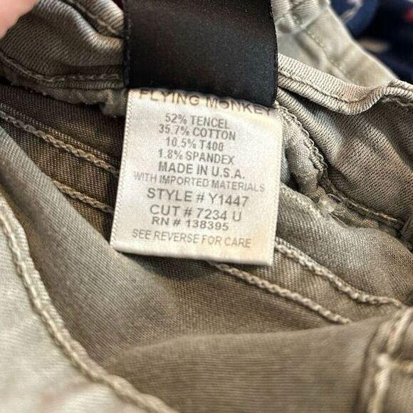 Flying Monkey Women's Gray Distressed Skinny Jeans Size 25 - Picture 11 of 11